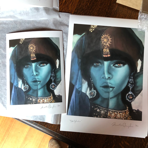 DELPHINE Limited Edition Prints