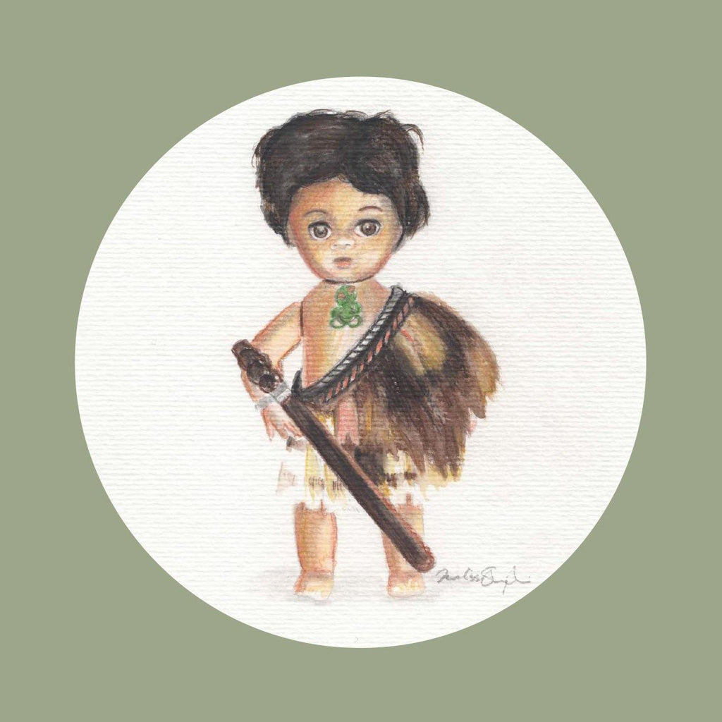 Greeting Card Six Pack - Maori Dolls - Melissa Sharplin