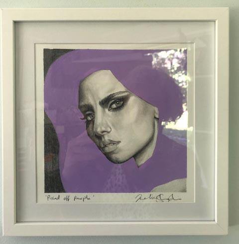 Pissed Off Purple - Framed - Melissa Sharplin
