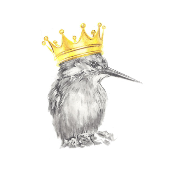 White Kingfisher Gold - Melissa Sharplin